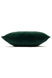 Furn Aurora Ribbed Velvet Textured Corduroy Cushion in Emerald - Size: 45 cm x 45 cm - thumbnail 2