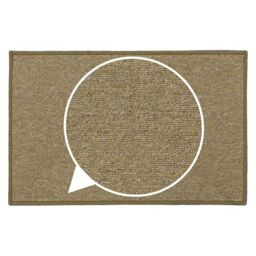 JVL Eden Machine Washable Latex Backed Doormat, 50x80cm, Latte in Beige - Size: 50 cm x 80 cm - thumbnail 9