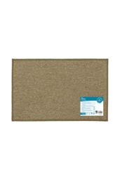 JVL Eden Machine Washable Latex Backed Doormat, 50x80cm, Latte in Beige - Size: 50 cm x 80 cm - thumbnail 6