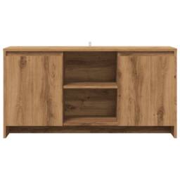 Berkfield Home TV Cabinet Artisan Oak 102x37.5x52.5 cm Engineered Wood in Brown - thumbnail 4