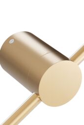 Living and Home 360 Degree Rotatable LED Straight Wall Light White Light 60cm in Gold - thumbnail 7