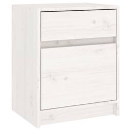 Berkfield Home Beautiful Bedside Cabinets 2 pcs White 40x31x50 cm Solid Pinewood - Size: 40 x 31 x 50 cm - thumbnail 6