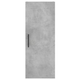 Berkfield Home Highboard Concrete Grey 34.5x34x180 cm Engineered Wood - thumbnail 6