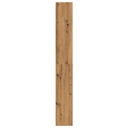 Berkfield Home Bookcase Artisian Oak 40x24x176 cm Engineered Wood in Brown - Size: 40 x 24 x 176 cm - thumbnail 5