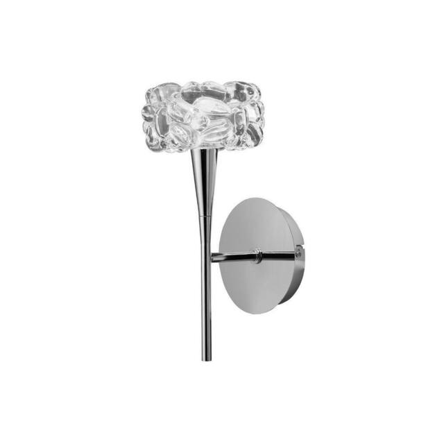 Netlighting O2 Wall Lamp Switched 1 Light G9 Polished Chrome in Grey - image 1