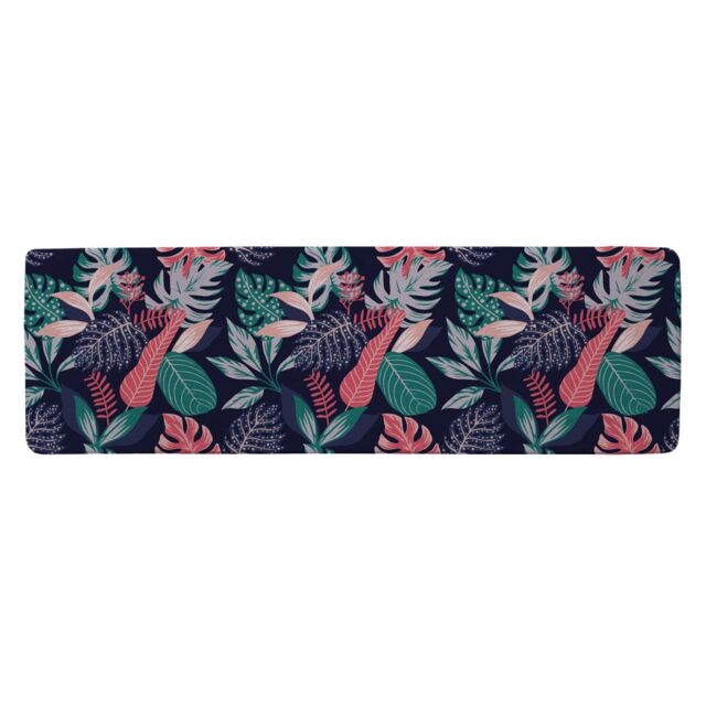Benjamin Tate Design Tropical Plant Leaves Runner Rug in Natural - Size: 67 cm x 230 cm - image 1
