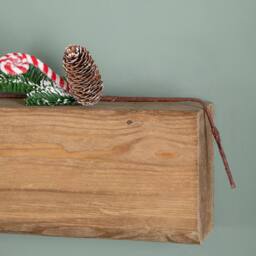 Samuel Alexander 1.3m Candy Swirls Garland with Frosted Pinecones & Candy Canes in Red - thumbnail 4