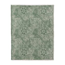 Morris & Co Marigold Jacquard Throw in Green - Size: 130 cm x 170 cm - thumbnail 4