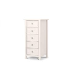Ashfield Premier Surf White 5 Drawers Tall Chest