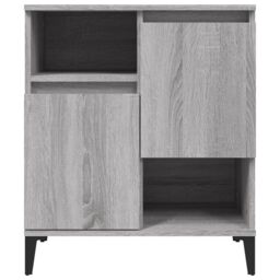 Berkfield Home Sideboards 2 pcs Grey Sonoma 60x35x70 cm Engineered Wood - Size: 60 x 35 x 70 cm - thumbnail 5