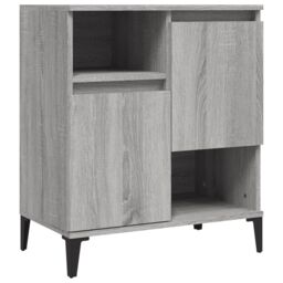 Berkfield Home Sideboards 2 pcs Grey Sonoma 60x35x70 cm Engineered Wood - Size: 60 x 35 x 70 cm - thumbnail 4