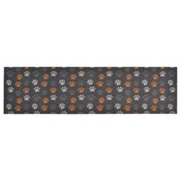 Berkfield Home Kitchen Rug Washable Paws 45x150 cm Velvet - thumbnail 2