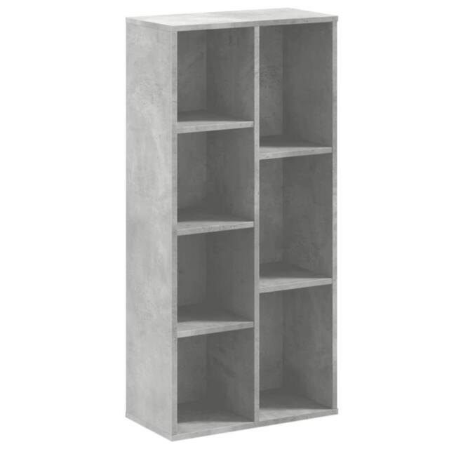 Berkfield Home Bookcase Concrete Grey 50x25x105 cm Engineered Wood - Size: 50 x 25 x 105 cm - image 1