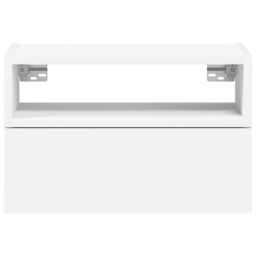 Berkfield Home Wall-mounted Bedside Cabinets 2 pcs White 45x26x28.5 cm - thumbnail 4