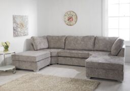 Furniture 786 Alaska U-Shaped Full Back Corner Sofa in Clear - thumbnail 3