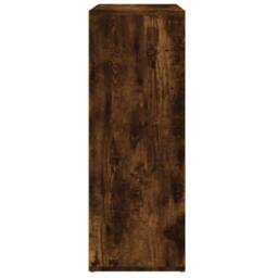 Berkfield Home Sideboards 2 pcs Smoked Oak 60x31x84 cm Engineered Wood in Brown - Size: 60 x 31 x 84 cm - thumbnail 6