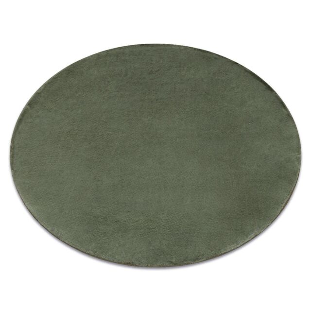 RugsX Posh Rug in Green - Size: 80 cm diameter - image 1