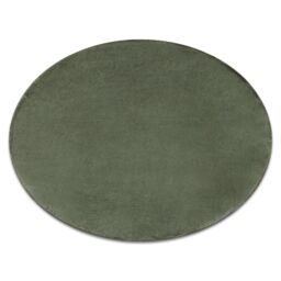 RugsX Posh Rug in Green - Size: 80 cm diameter - thumbnail 1
