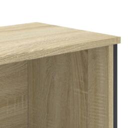 Berkfield Home Book Cabinet Sonoma Oak 80x31x169 cm Engineered wood in Brown - Size: 80 x 31 x 169 cm - thumbnail 7