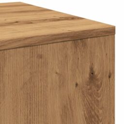 Berkfield Home Side Tables 3 pcs Artisan Oak Engineered Wood in Brown - thumbnail 8