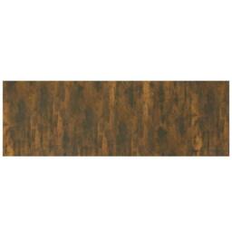 Berkfield Home Bed Headboard with Cabinets Smoked Oak Engineered Wood in Brown - thumbnail 7