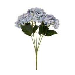Hill Interiors Hydrangea Bunch Artificial Flower in Blue - thumbnail 1