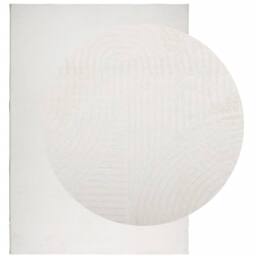 Berkfield Home Rug IZA Short Pile Scandinavian Look Cream 240x340 cm - Size: Medium - thumbnail 1