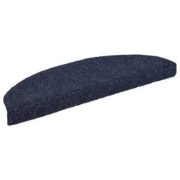 Berkfield Home 15 pcs Self-adhesive Stair Mats Needle Punch 65x21x4 cm Blue - Size: Medium - thumbnail 2