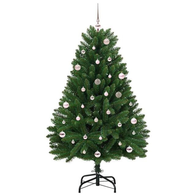 Berkfield Home Elegant Artificial Christmas Tree with Stand Green 150 cm PVC and - image 1