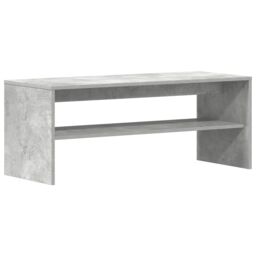 Berkfield Home TV Cabinet Concrete Grey 100x40x40 cm Engineered Wood - Size: 100 x 40 x 40 cm - thumbnail 2