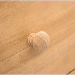 Cabinet Bits Lucca 5 Drawer Chest of Drawers Wood Knob in Light Brown - thumbnail 6