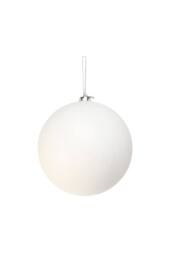 KDMD White Glitter Shatterproof Bauble x1 20cm - thumbnail 2