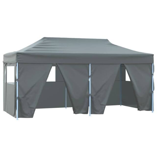 Berkfield Home Professional Folding Party Tent with 3 Sidewalls 3x4 m Steel Anth… in Grey - image 1