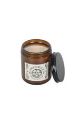 KDMD Green Witch White Sage Candle - Amber Glass, 22hr Burn, Energy Cleanse - thumbnail 4
