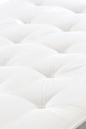 The Shire Bed Company Mode 1000 Count Pocket Sprung Tufted Mattress in White - Size: Single - thumbnail 5