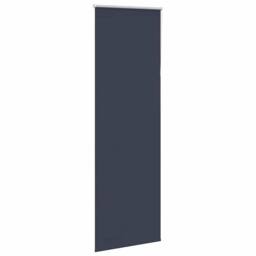 Berkfield Home Roller Blind Blackout Marine 65x230 cm Fabric Width 60.7 cm Polyester in Blue - thumbnail 1