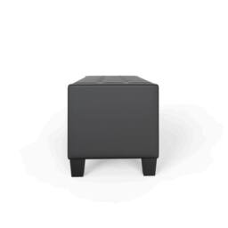 FORGEVIO Black Storage Ottoman Bench Window Seat Bedroom Living Blanket Box - thumbnail 4