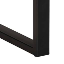 Berkfield Home Side Table 35x35x50 cm Solid Rough Wood Mango in Brown - Size: 35 x 35 x 50 cm - thumbnail 8