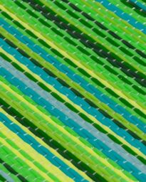 THE RUGS Reversible Weatherproof Outdoor Green Rugs Striped Rainbow 1020 - Size: 150 cm x 220 cm - thumbnail 3