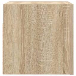 Berkfield Home Wall Mounted TV Cabinets 2 pcs Sonoma Oak 30.5x30x30 cm in Light Oak - thumbnail 6
