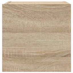 Berkfield Home Wall Mounted TV Cabinets 2 pcs Sonoma Oak 30.5x30x30 cm in Light Oak - thumbnail 5