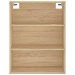 Berkfield Home Highboard Sonoma Oak 69.5x34x180 cm Engineered Wood in Light Tan - thumbnail 6