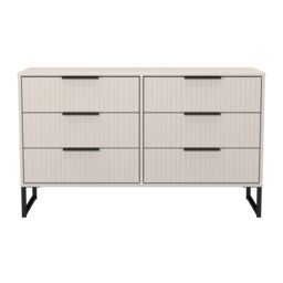 Ready Assembled 2 U Menai 6 Drawer Midi Chest (Ready Assembled) in Taupe - Size: Large - thumbnail 1