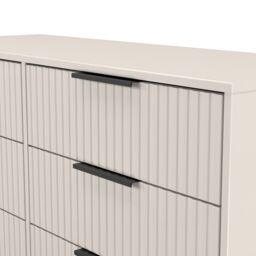 Ready Assembled 2 U Menai 6 Drawer Midi Chest (Ready Assembled) in Taupe - Size: Large - thumbnail 4