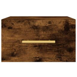 Berkfield Home Wall-mounted Bedside Cabinets 2 pcs Smoked Oak 35x35x20 cm in Brown - Size: 35 x 35 x 20 cm - thumbnail 6