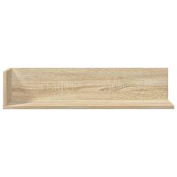 Berkfield Home Wall Shelves 2 pcs Sonoma Oak 75x16.5x16.5 cm Engineered Wood in Light Tan - thumbnail 4