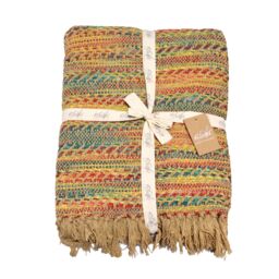 Allure Bath Fashions Banjara Traveller Throw Blanket - Size: 130 cm x 170 cm - thumbnail 2