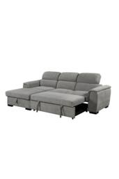 More4Homes Tivoli 3 Seater Fabric Pull Out Sofa Bed in Grey - thumbnail 4
