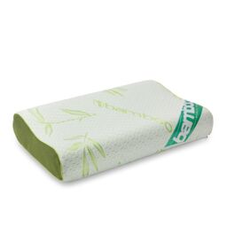 Snug City Small Bamboo Memory Foam Contour Neck Support Orthopaedic Pillow in Green - thumbnail 3