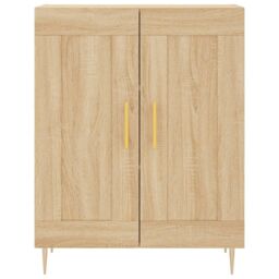 Berkfield Home Sideboard Sonoma Oak 69.5x34x90 cm Engineered Wood in Brown - thumbnail 5